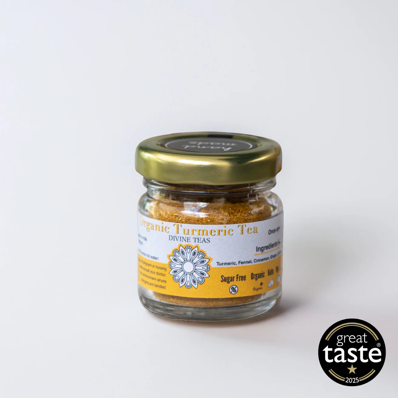 All organic Turmeric tea Jar