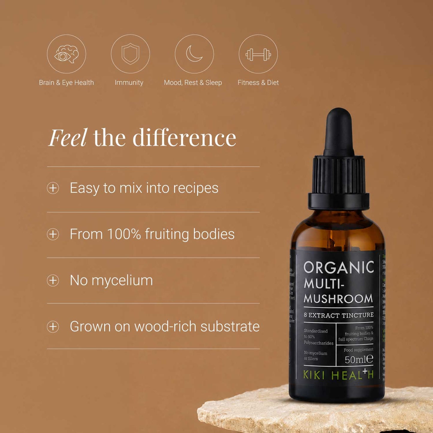 Multi-Mushroom 8 Extract Tincture - benefits