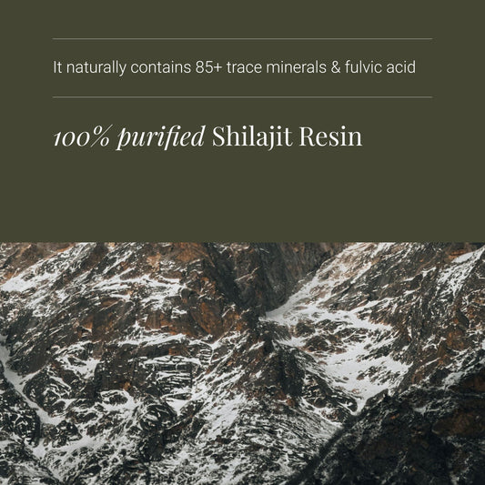 Himalayan Shilajit Resin - ingredients