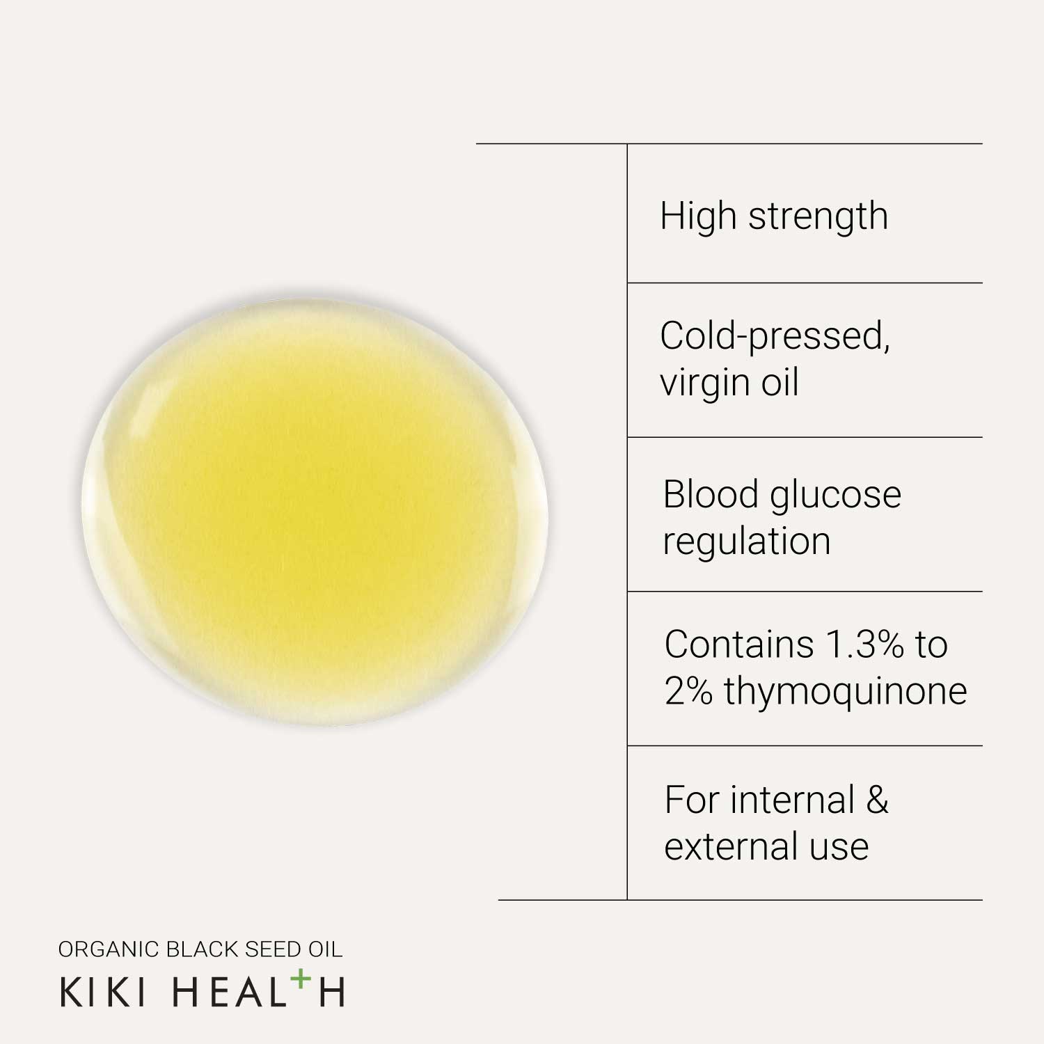 Black Seed Oil - infographic