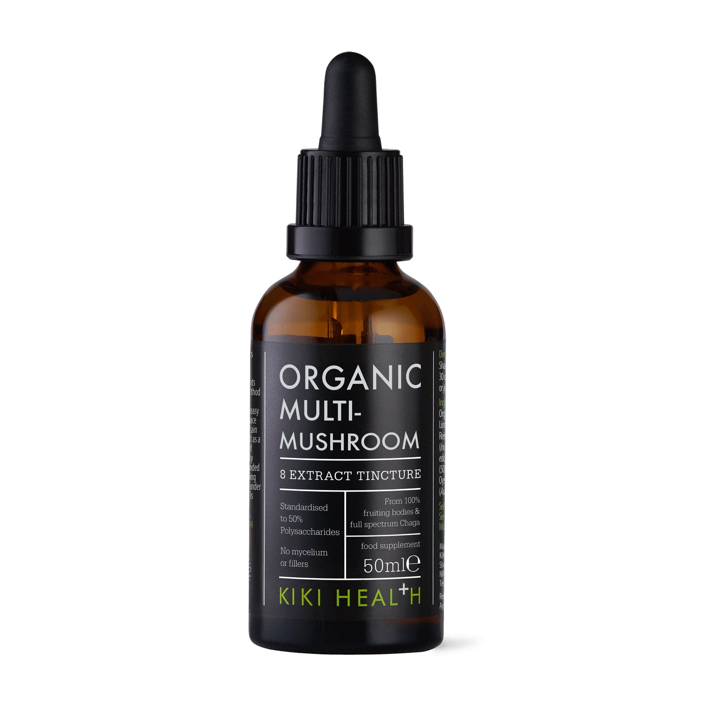 Multi-mushroom 8 extract tincture by Divine Teas