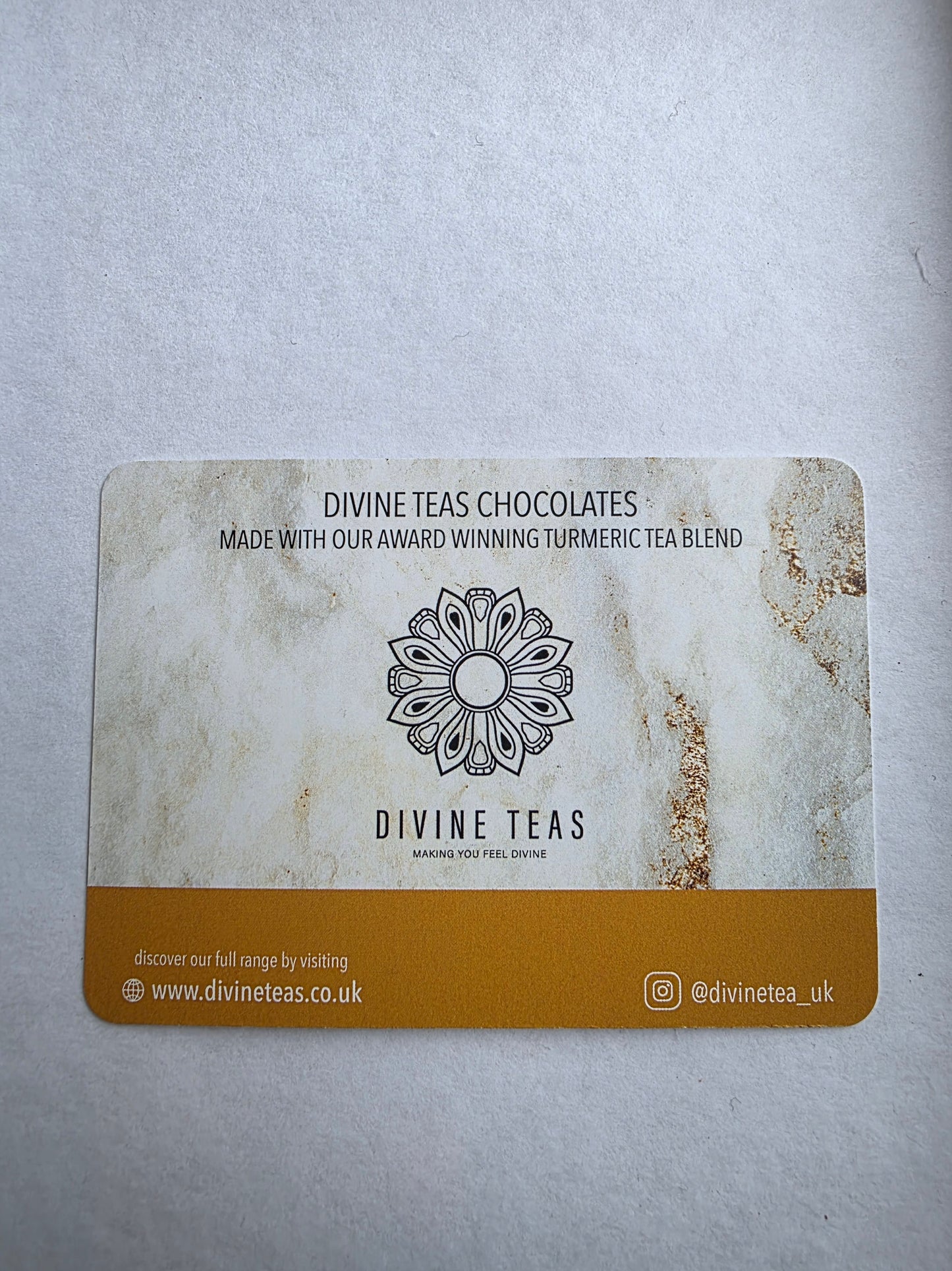 Divine Tea chocolates