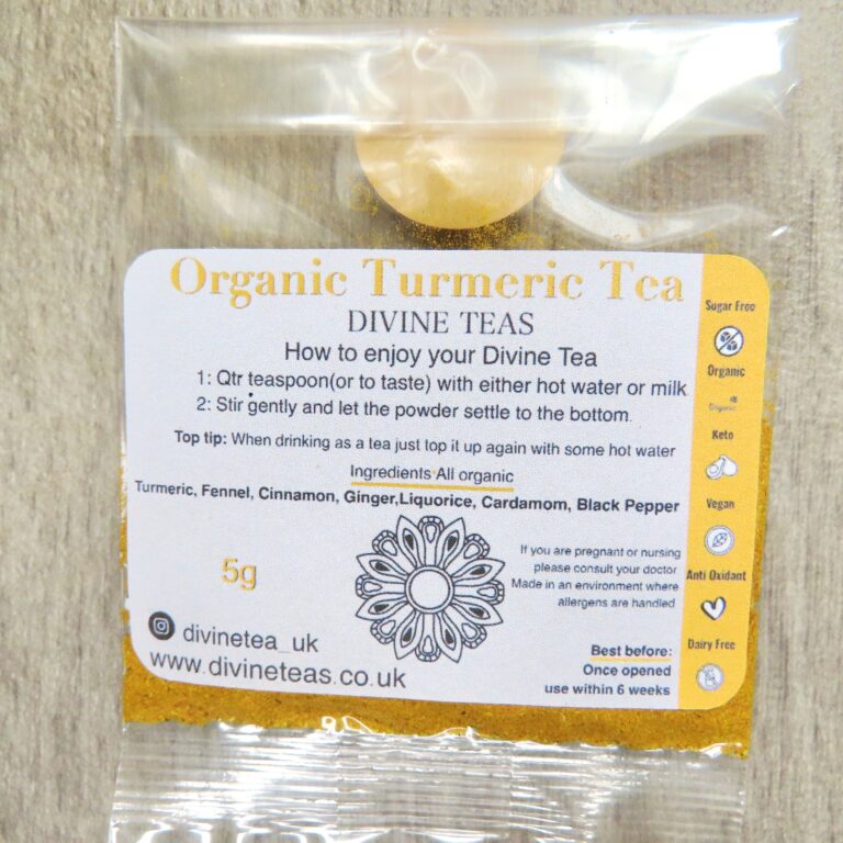 Sample size Organic Turmeric Tea 5g
